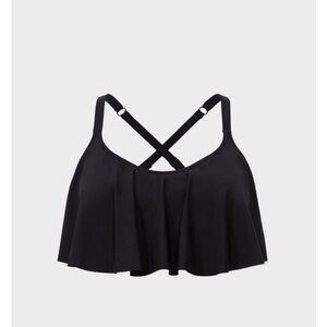 New! Torrid‎ sz 2 Flounce Swim Bathing Suit Top 2X